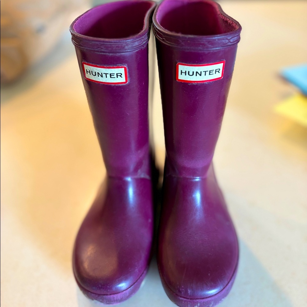 Kids Hunter Rain boots size 10